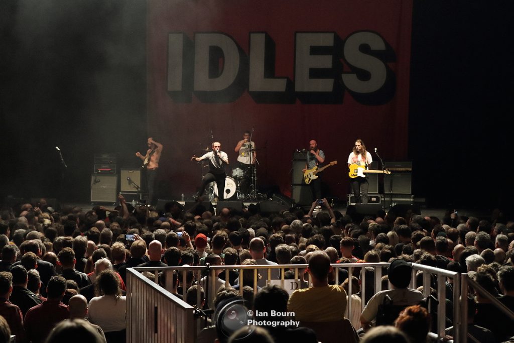 IDLES: The band and their crowd photo by Ian Bourn for Scene Sussex