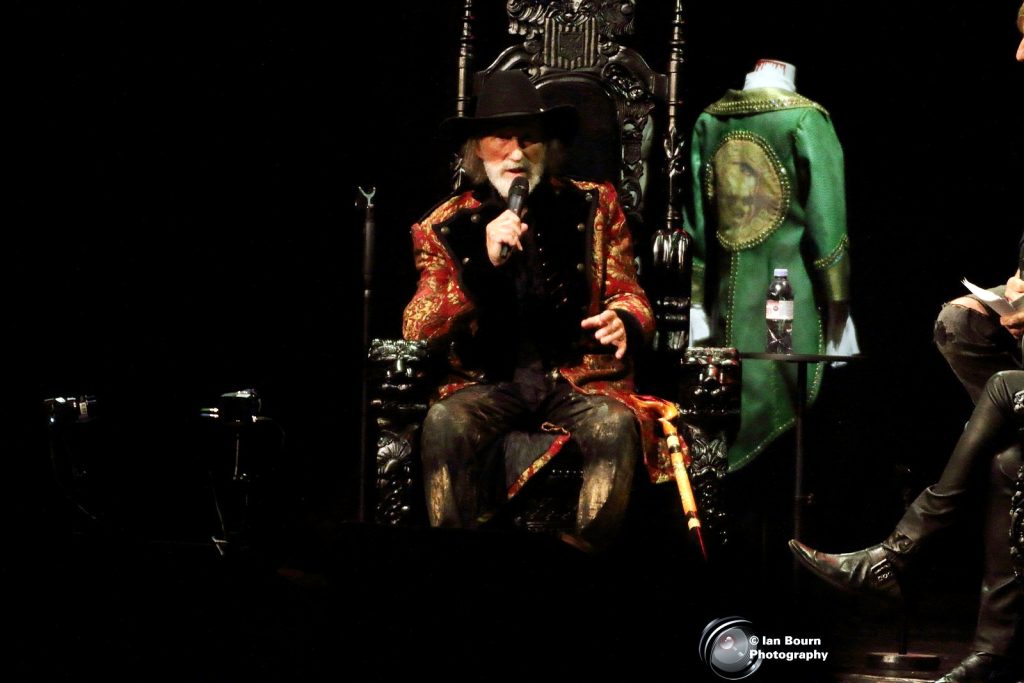 Alice Cooper/Arthur Brown: Photo by Ian Bourn for Scene Sussex